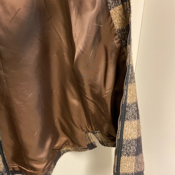 JAVIER SIMORRA Plaid Parka SZ 10 - Picture 8 of 8